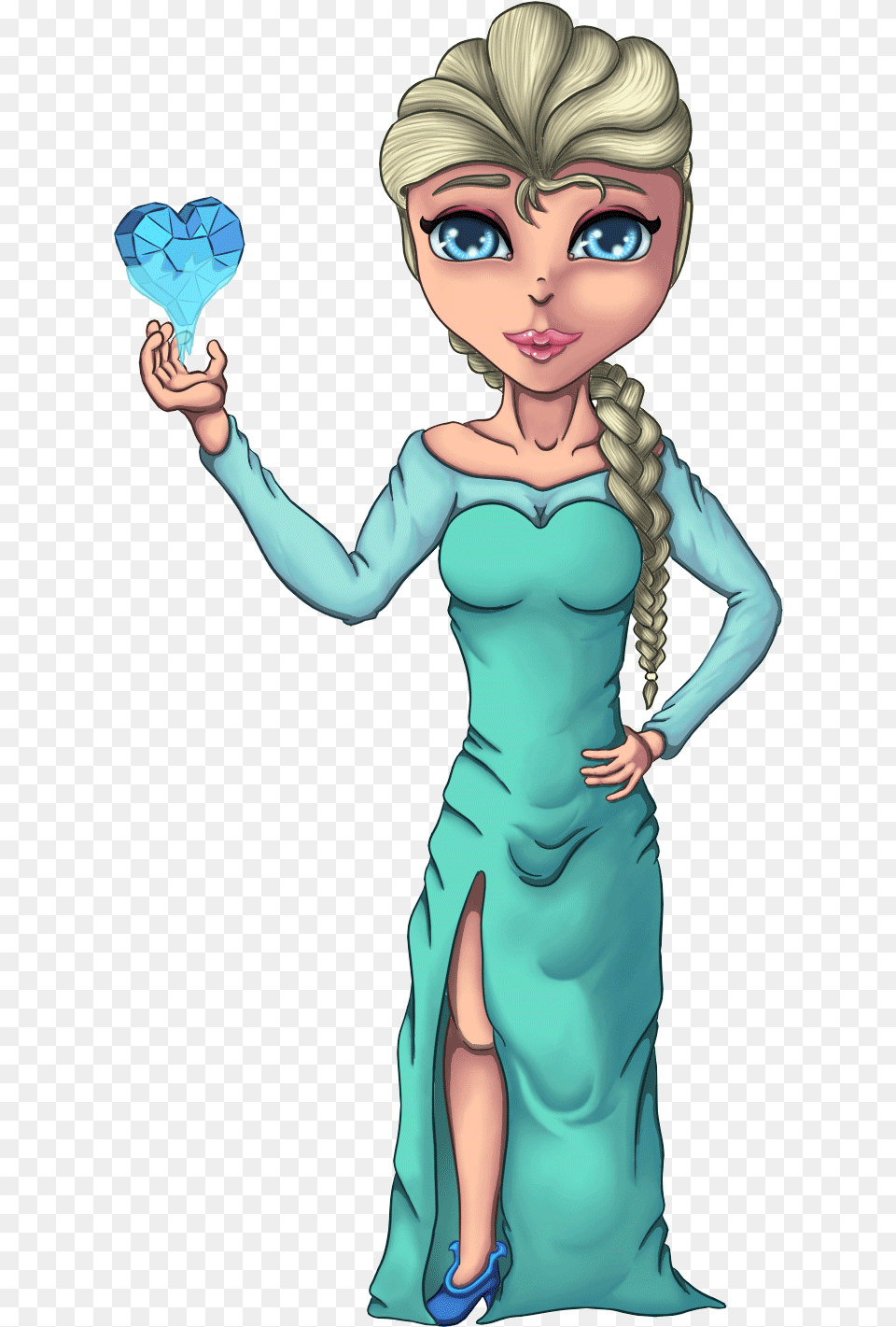 Elsa Clipart Frozen Cartoon Cartoon, Book, Publication, Person, Comics Free Png Download