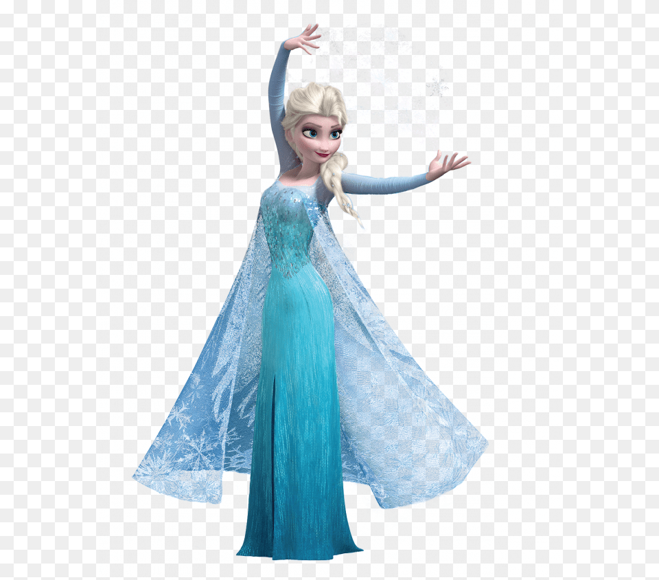 Elsa Frozen, Clothing, Dress, Formal Wear, Gown Free Png Download