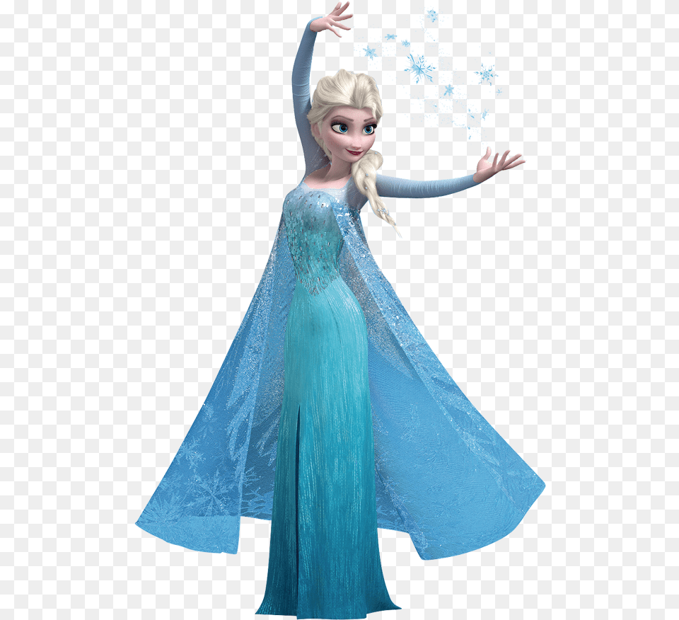 Elsa Frozen, Clothing, Formal Wear, Dress, Adult Png