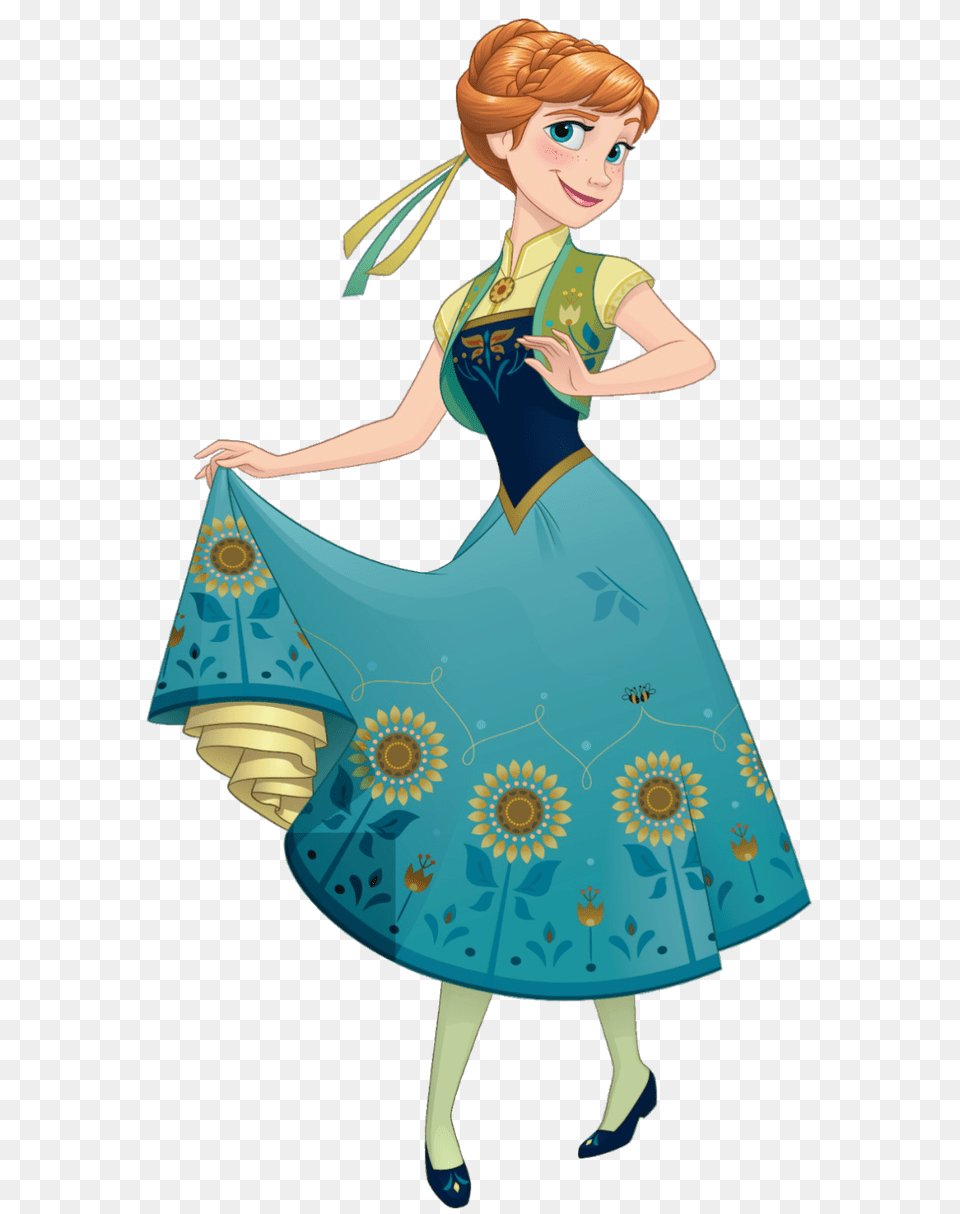 Elsa Frozen Fever Image, Clothing, Dress, Adult, Person Free Png