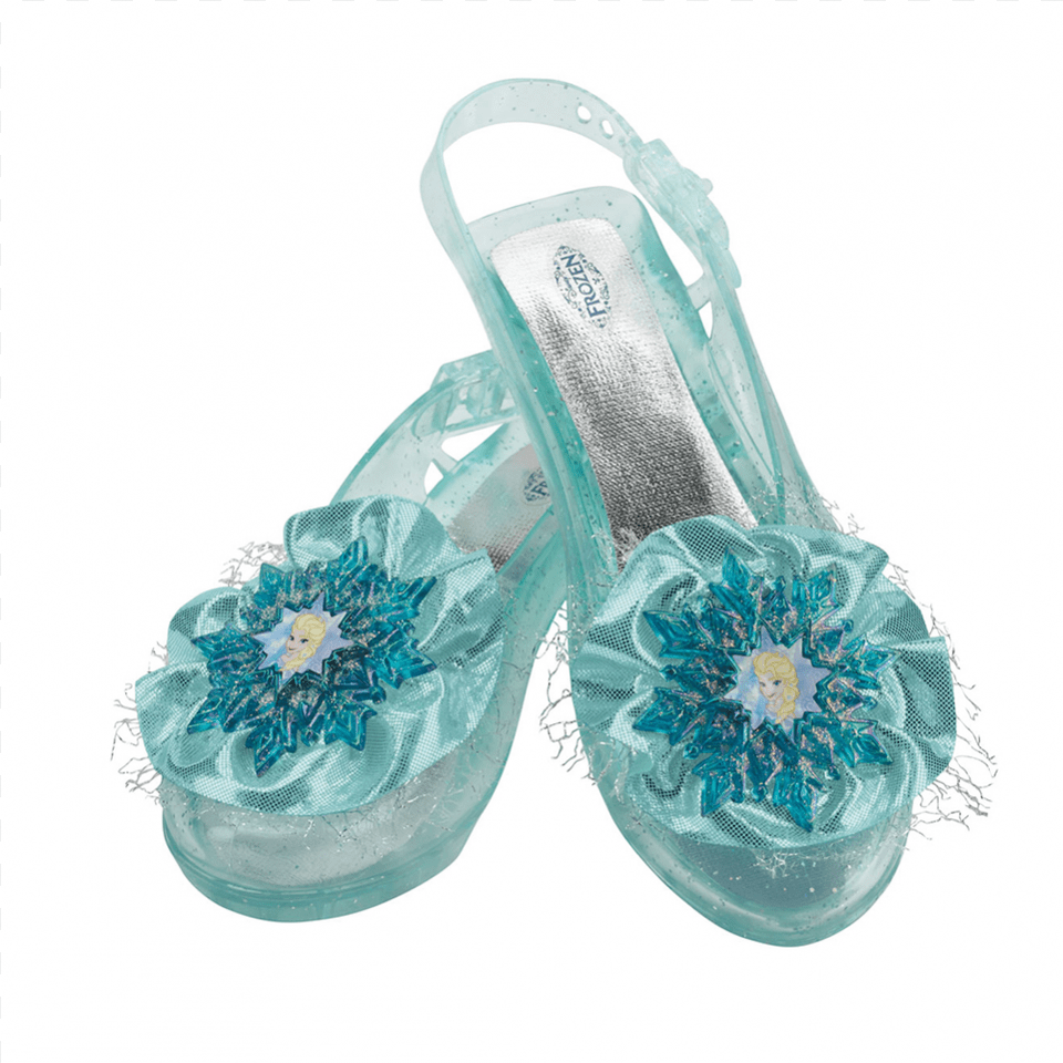 Elsa Frozen Girls Shoes Frozen Elsa Shoes, Clothing, Footwear, Sandal, Flip-flop Png Image
