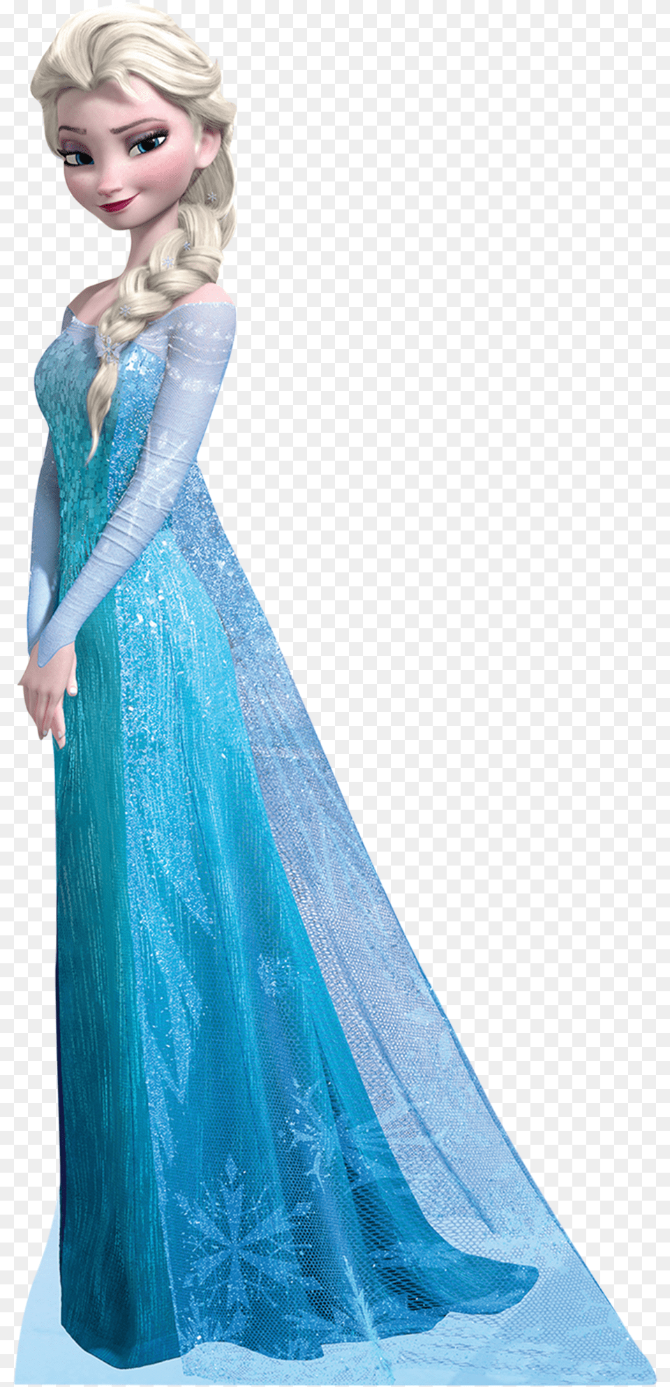 Elsa Frozen Hd, Clothing, Dress, Formal Wear, Toy Png