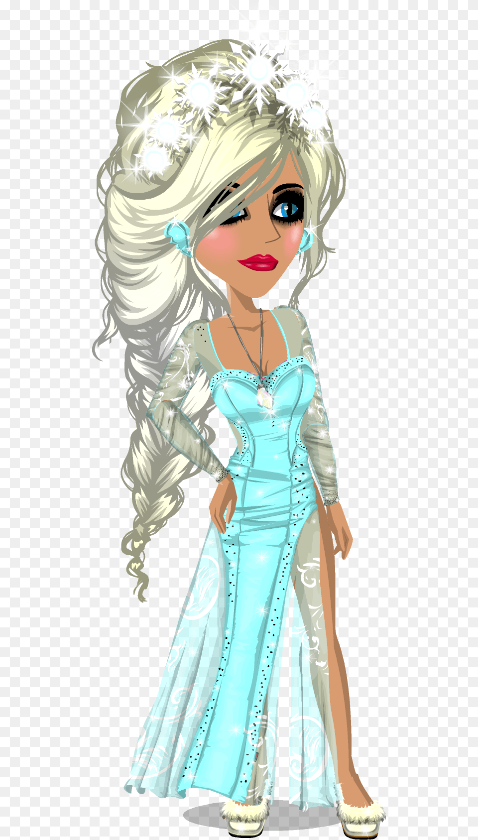 Elsa In Moviestarplanet, Book, Clothing, Comics, Dress Free Png