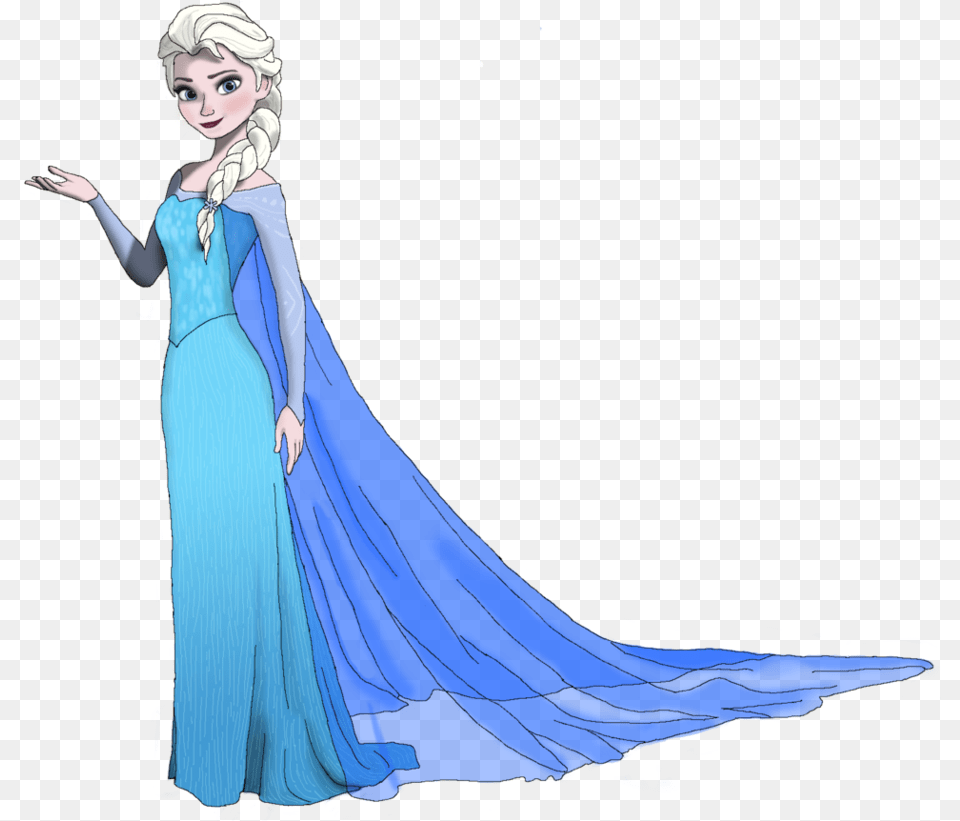 Elsa Princess Vector, Adult, Person, Gown, Formal Wear Png Image
