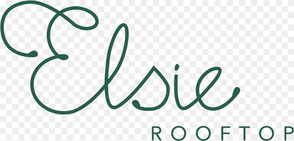 Elsie Rooftop Events Calligraphy, Handwriting, Text Png Image