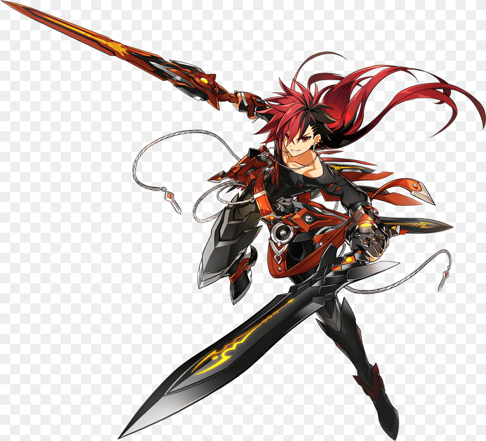 Elsword Immortal, Book, Comics, Weapon, Sword Png Image