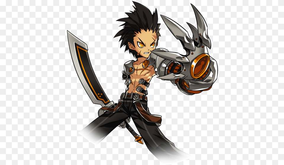 Elsword Raven, Person, Face, Head, Book Png Image