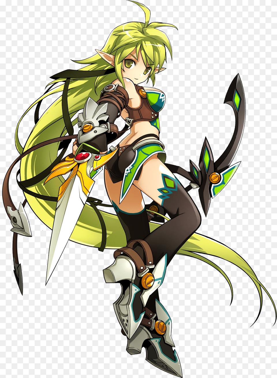 Elsword Rena Trapping Ranger, Book, Comics, Publication, Head Png Image