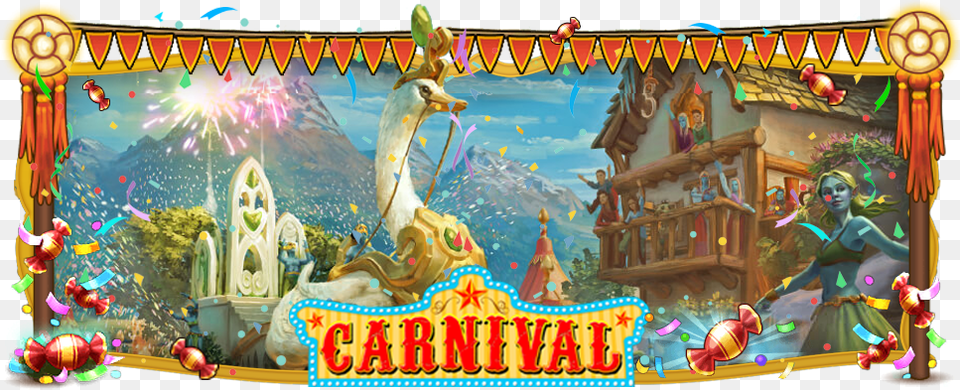 Elvenar Carnival, Person, Amusement Park, Carousel, Play Free Png