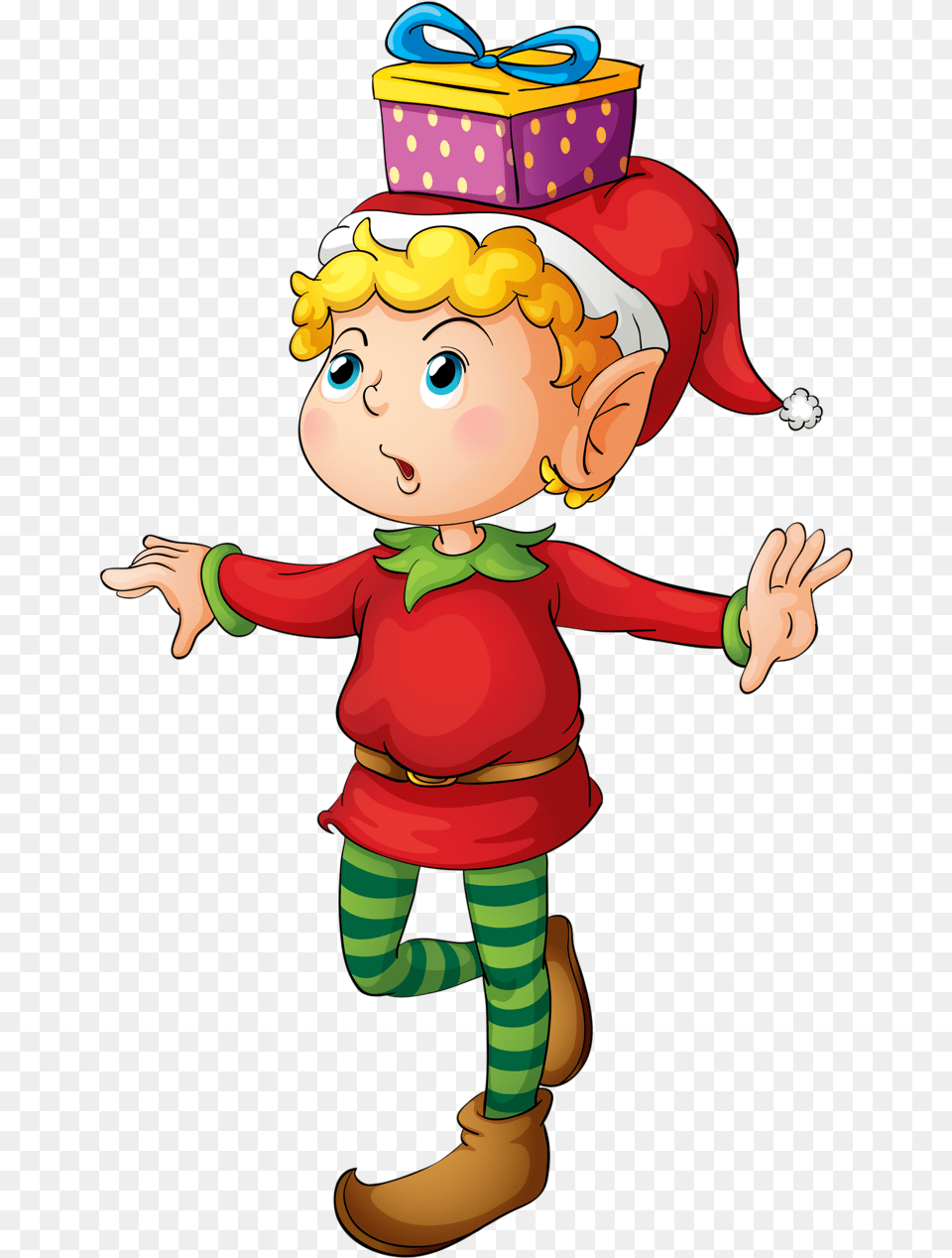 Elves Gnomes L39 Elfe Les Assistants Du Pere Nol Livre De Coloriage, Elf, Baby, Person, Face Free Png Download