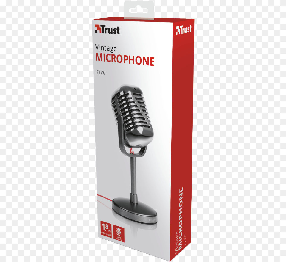 Elvii Vintage Microphone For Pc And Laptop Microfone Trust Elvii Vintage, Electrical Device, Appliance, Blow Dryer, Device Free Png Download