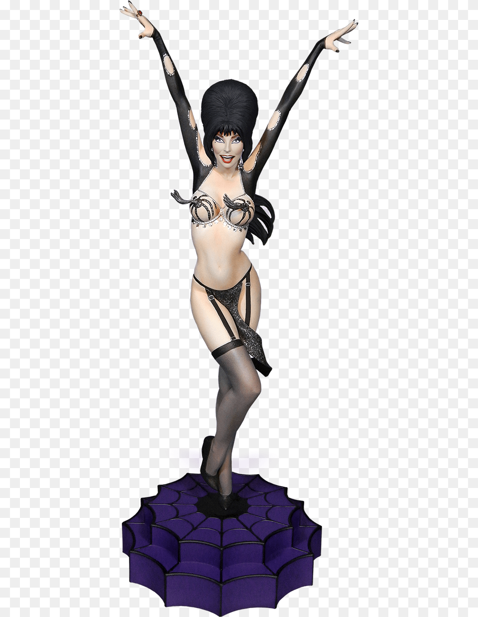 Elvira Mistress Of The Dark Figure, Adult, Person, Woman, Female Png Image