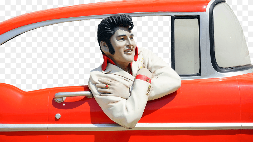 Elvis Person, Face, Head, Car Png Image