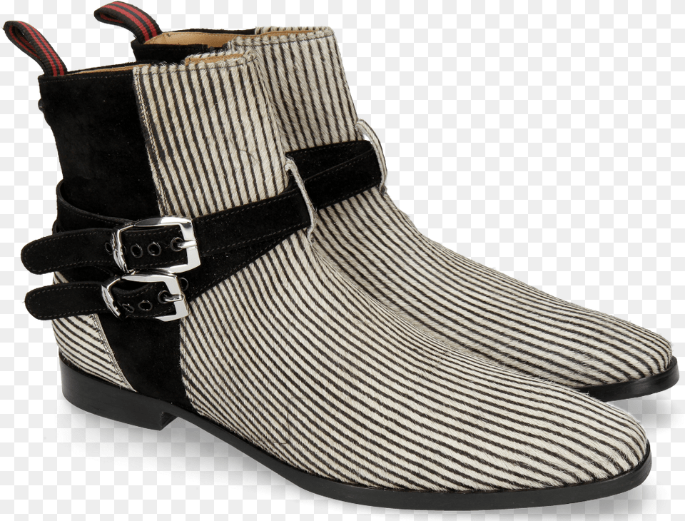 Elvis 45 Hairon Stripes Black White Water Shoe, Clothing, Footwear, High Heel Png Image