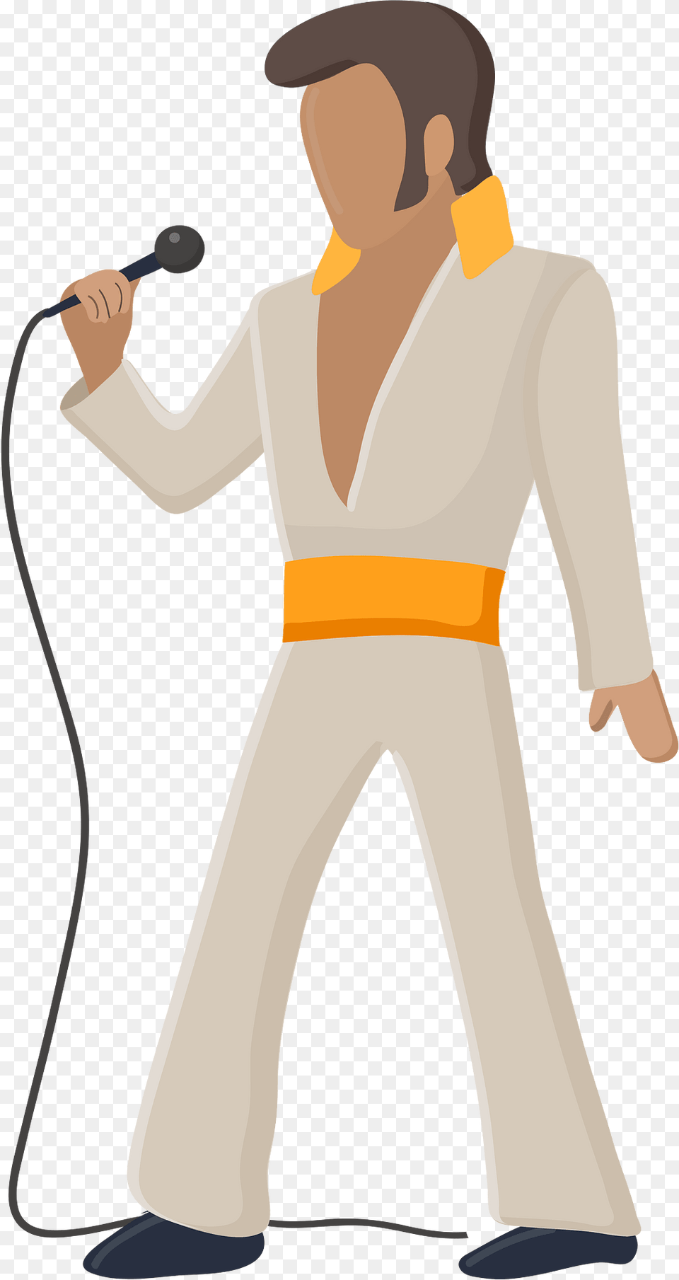 Elvis Clipart, Electrical Device, Microphone, Person, Formal Wear Png Image