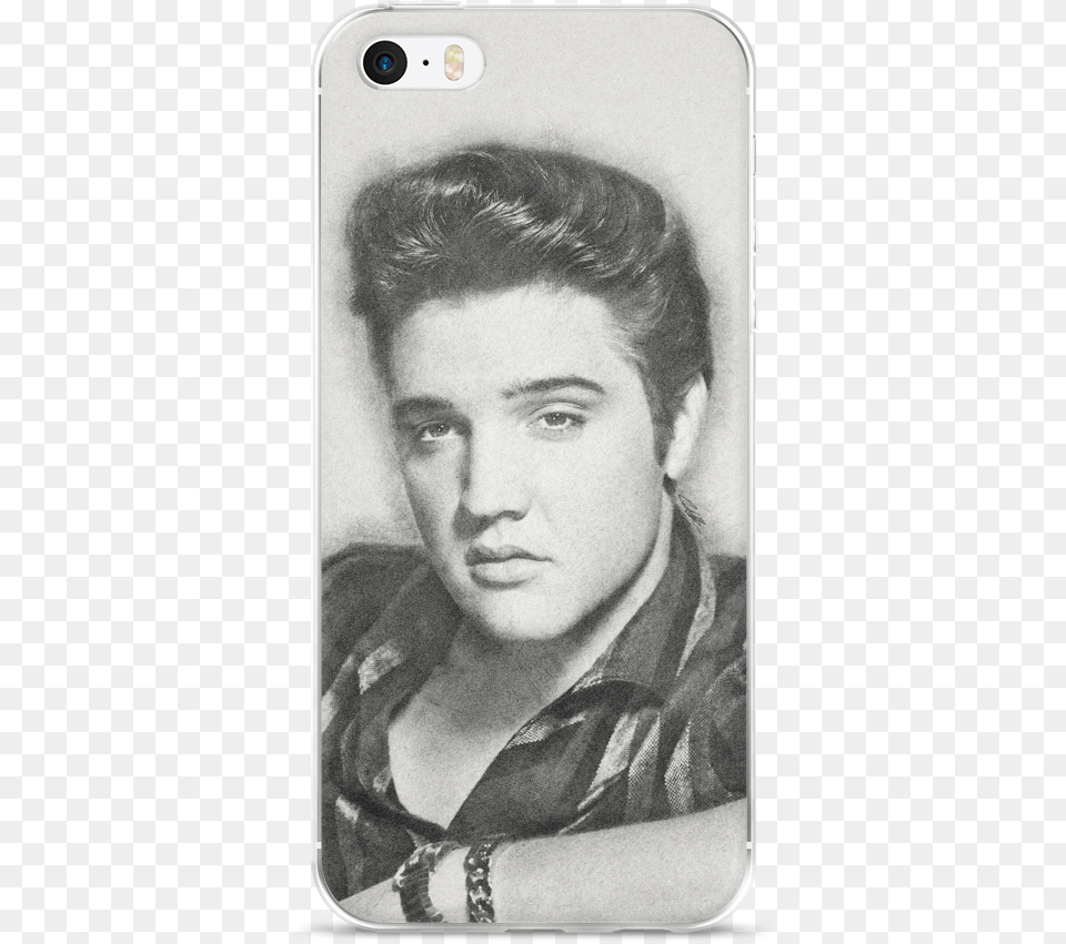 Elvis Mockup Back Iphone 55sse Original Elvis Presley Portrait Colour, Photography, Person, Face, Head Png Image