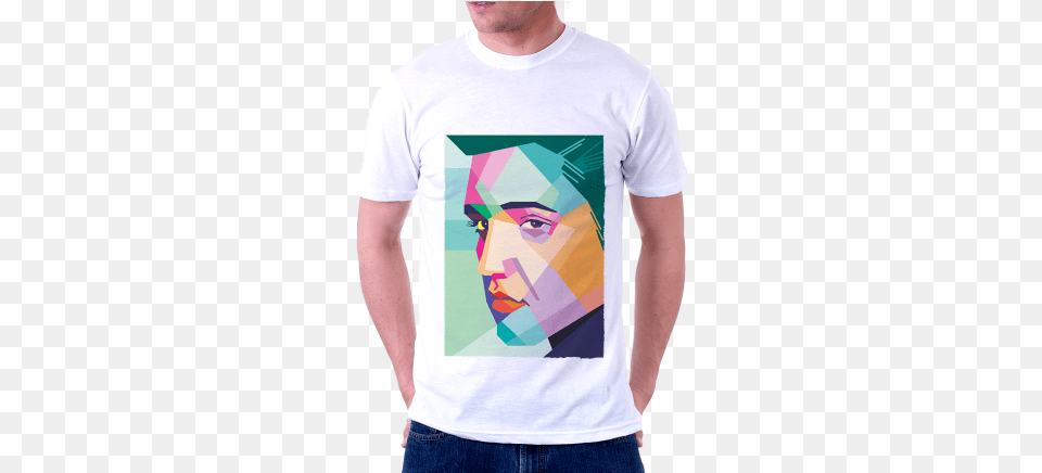 Elvis Pop Art T Shirt Cycling, Clothing, T-shirt, Person, Face Png