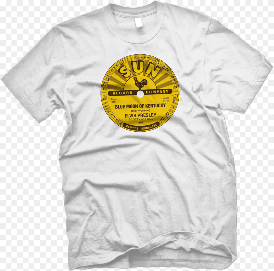 Elvis Presley Blue Moon Of Kentucky Sun Records Officially Mi 6 T Shirt, Clothing, T-shirt Free Transparent Png