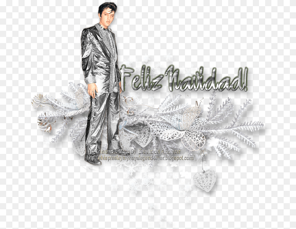 Elvis Presley Feliz Navidad, Clothing, Coat, Adult, Person Free Transparent Png