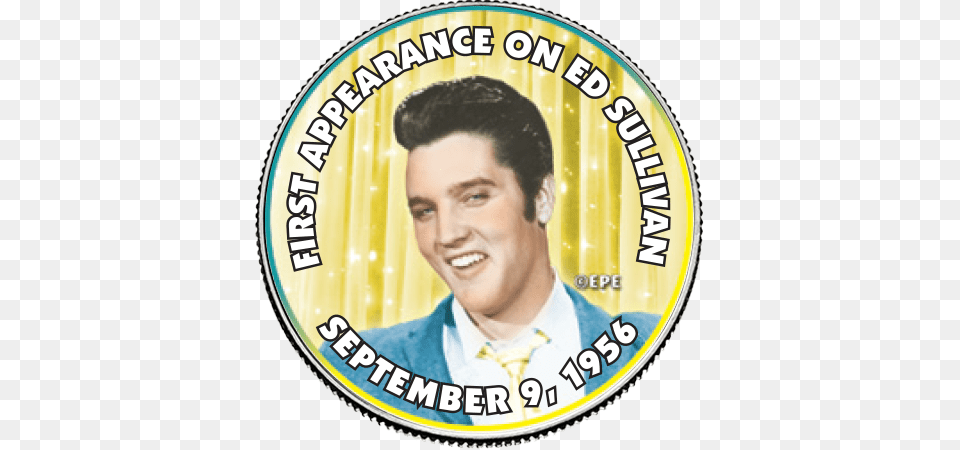 Elvis Presley First Appearance On Ed Sullivan Colorized State, Adult, Male, Man, Person Png