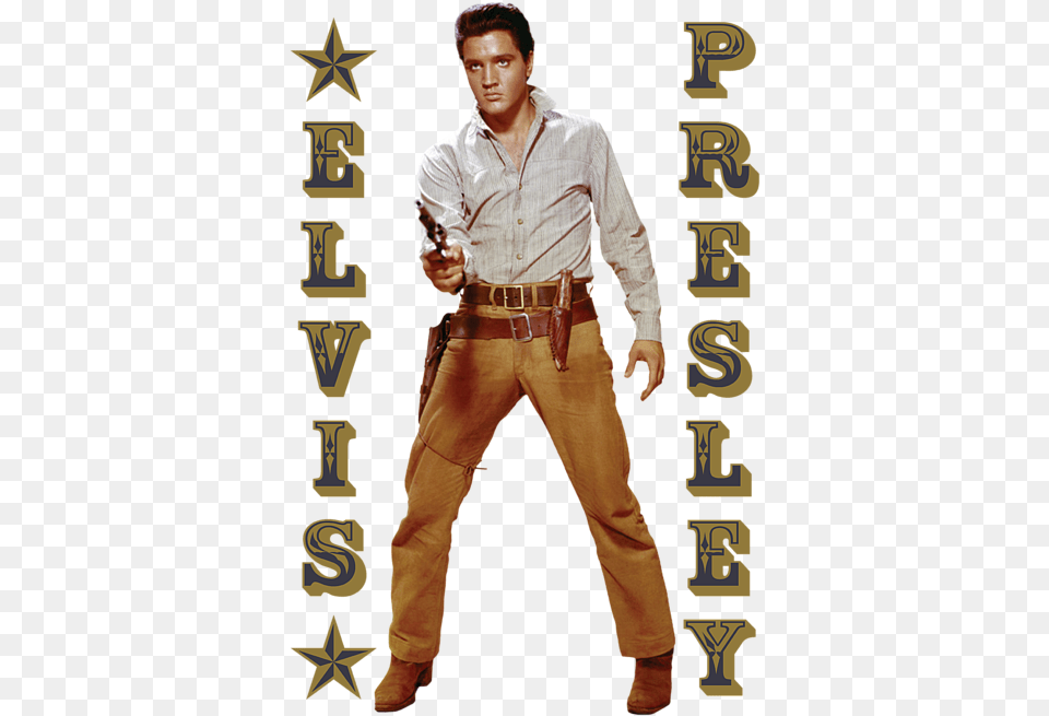Elvis Presley Fleece Blanket Elvis Flaming Star, Weapon, Pants, Handgun, Gun Png Image