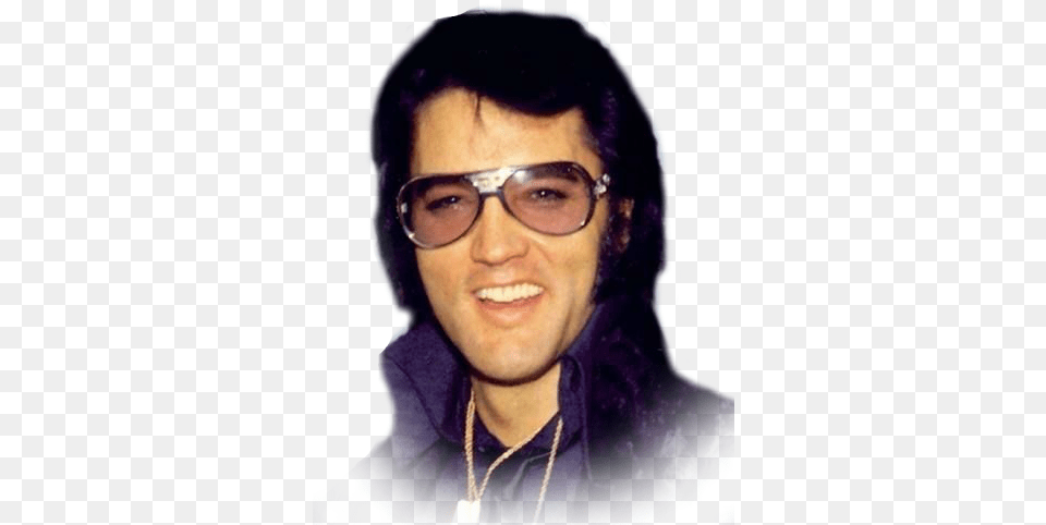 Elvis Presley Graceland Elv1s Film Glasses Elvis Presley With Sunglasses, Accessories, Portrait, Photography, Person Free Transparent Png