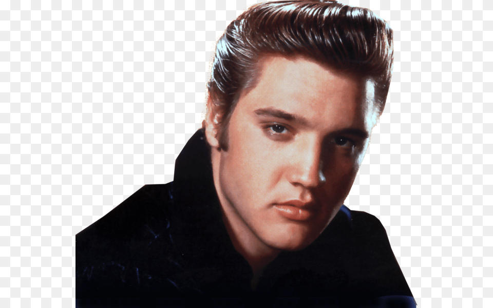 Elvis Presley Hairstyle Pompadour 1950s Rockabilly Elvis Presley, Adult, Face, Head, Male Free Png Download