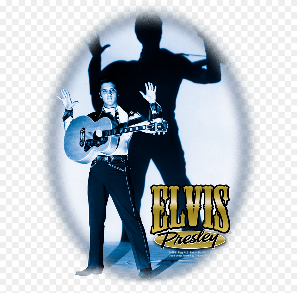 Elvis Presley Hands Up Mens Ringer T Shirt, Adult, Musical Instrument, Man, Male Free Png Download