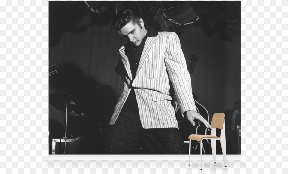 Elvis Presley Pink Suit, Microphone, Clothing, Coat, Electrical Device Png