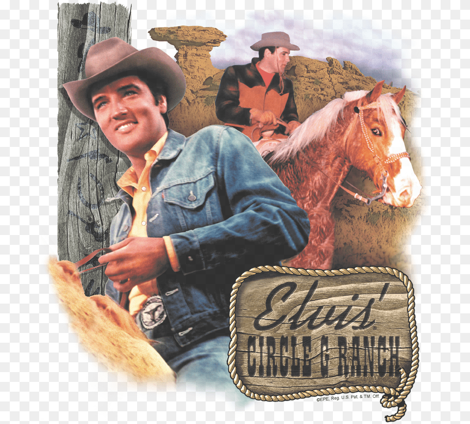Elvis Presley Ranch Men39s Regular Fit T Shirt, Clothing, Hat, Adult, Male Free Transparent Png