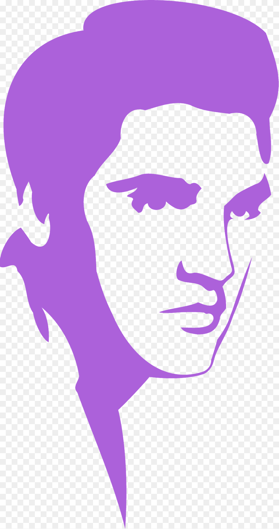 Elvis Presley Stencil Silhouette, Portrait, Photography, Face, Head Free Png