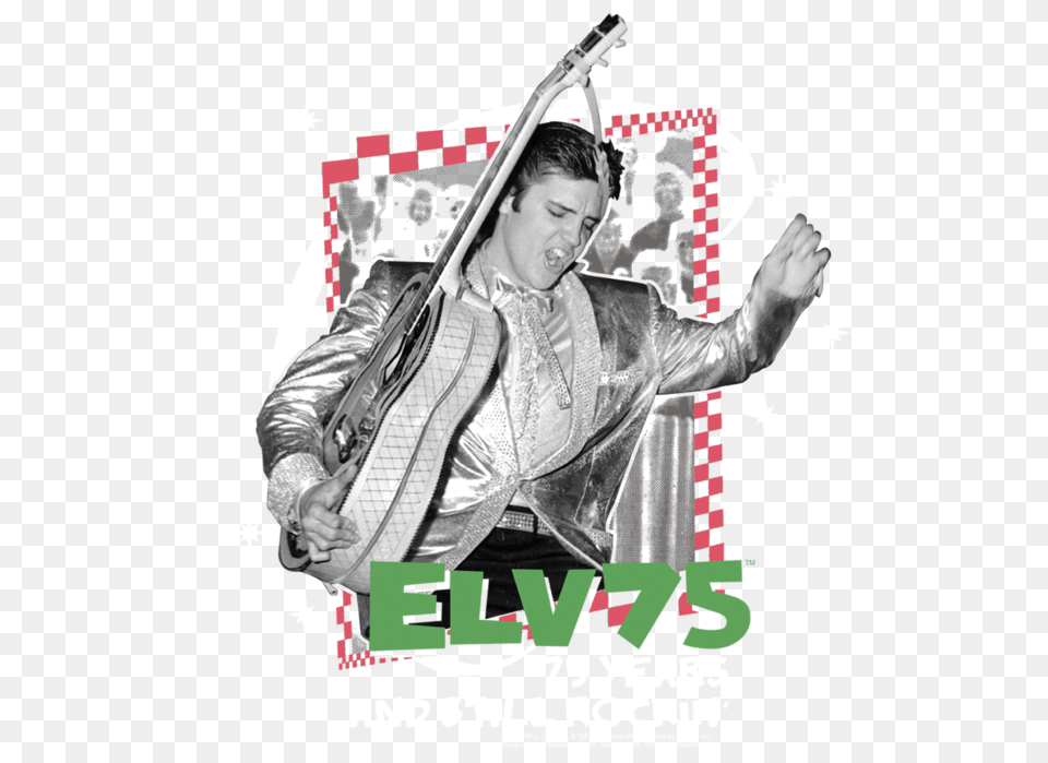 Elvis Presley Still Rockin Youth T Shirt, Poster, Advertisement, Person, Man Free Png Download