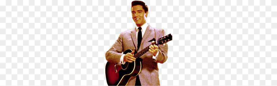 Elvis Presley Background, Man, Adult, Person, Guitar Free Transparent Png