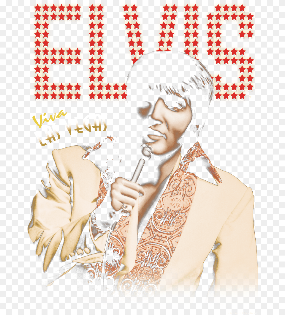 Elvis Presley Viva Star Pullover Hoodie Dc Shoes Star Hoodie, Microphone, Electrical Device, Adult, Poster Png