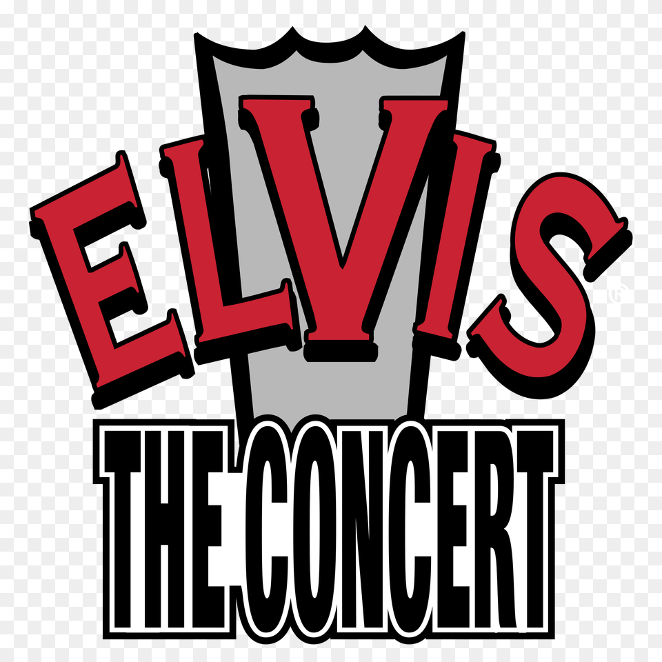 Elvis The Concert Logo Transparent Vector, Cross, Symbol, Text Free Png