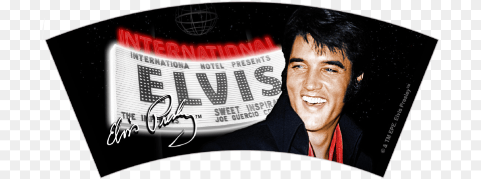 Elvis Vegas Marquee Shot Glassclass Illustration, Adult, Person, Man, Male Free Png Download