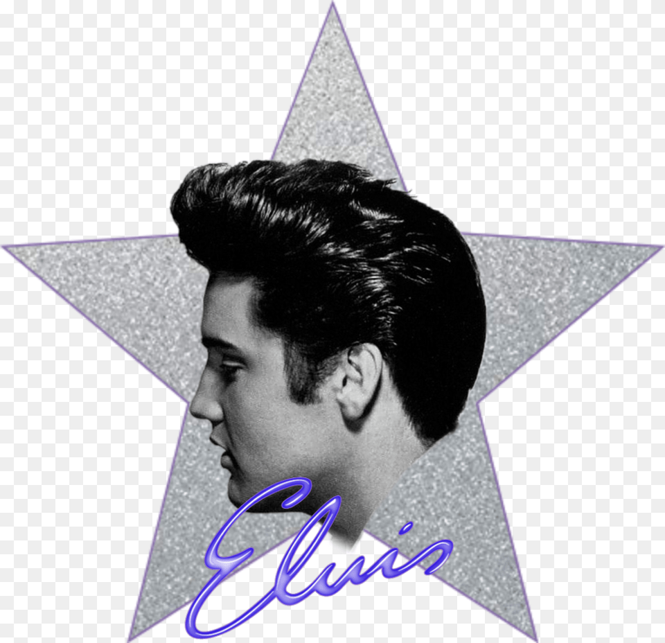 Elvispresley Elvis Tshirtsdesign Elvis Haircut, Adult, Male, Man, Person Free Png Download