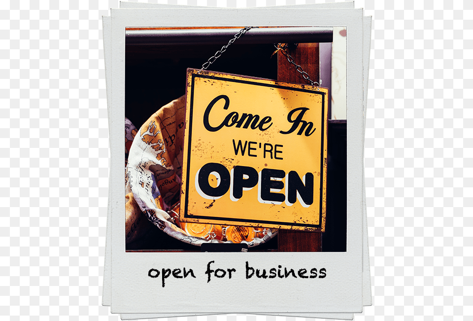 Ely Is Open For Business Restaurant Opening, Advertisement, Poster, Sign, Symbol Free Png