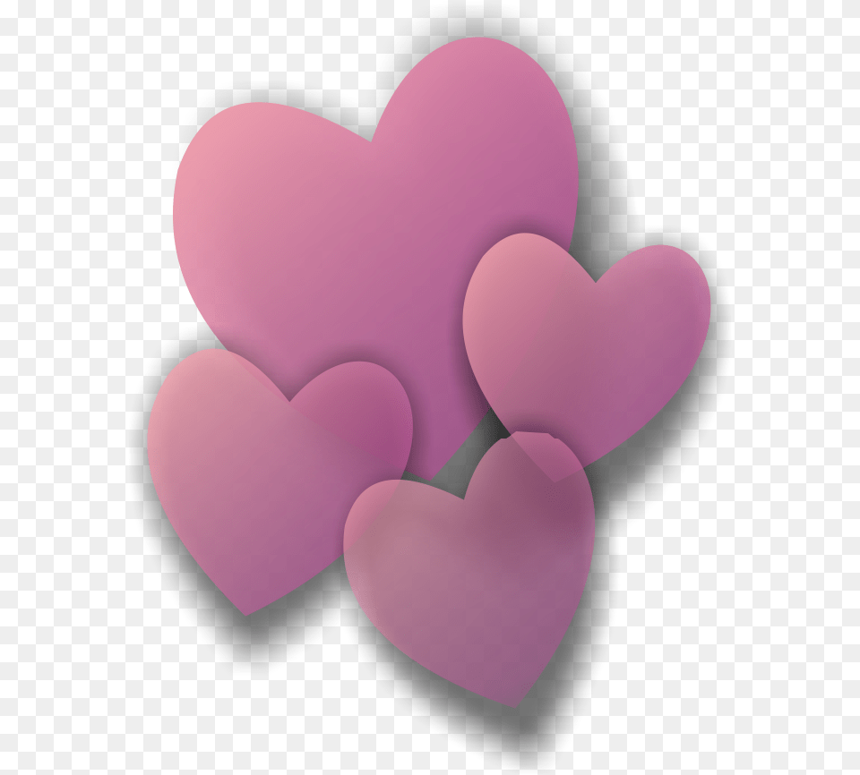 Em Heart, Flower, Plant, Purple, Petal Free Transparent Png