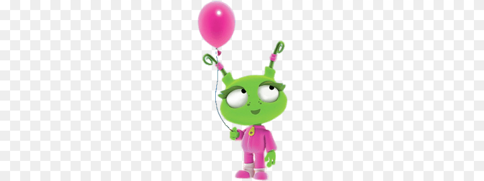 Ema Holding A Pink Balloon Rob El Robot Ema, Nature, Outdoors, Snow, Snowman Free Transparent Png