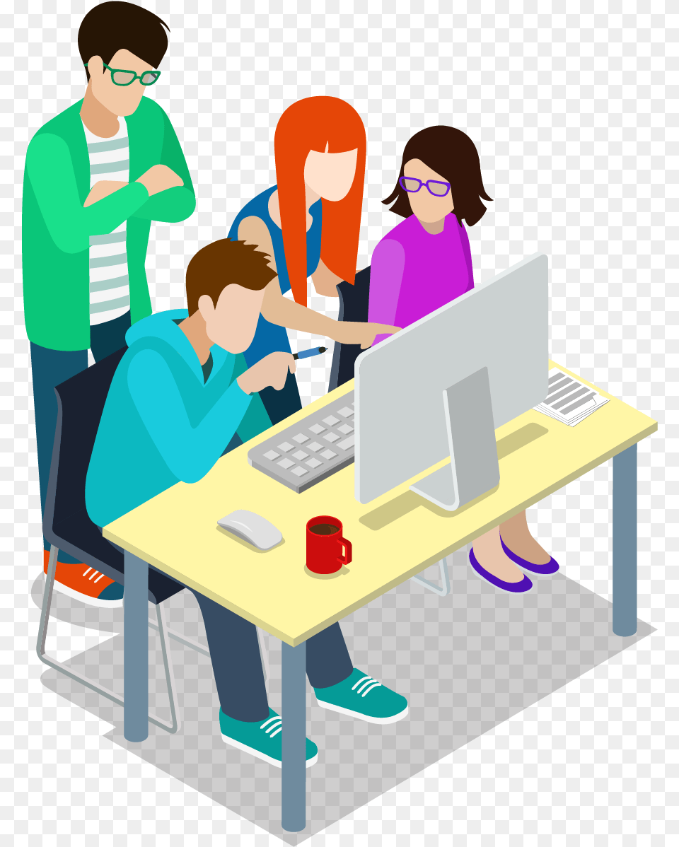 Emag Talent Internship Clipart Millennial Icon, Furniture, Table, Computer, Electronics Free Transparent Png