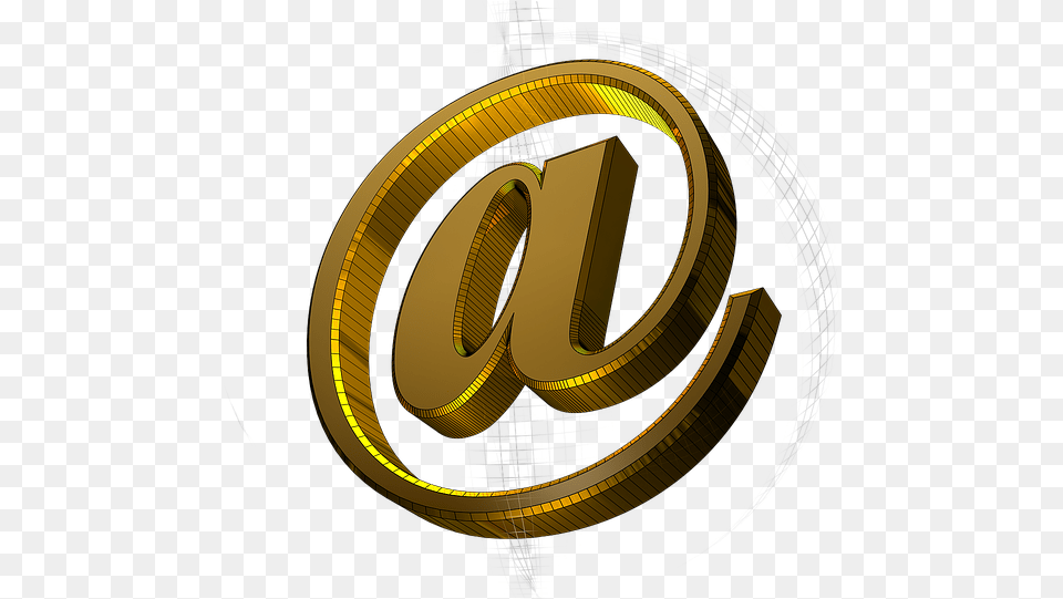 Email, Logo, Gold, Symbol Png