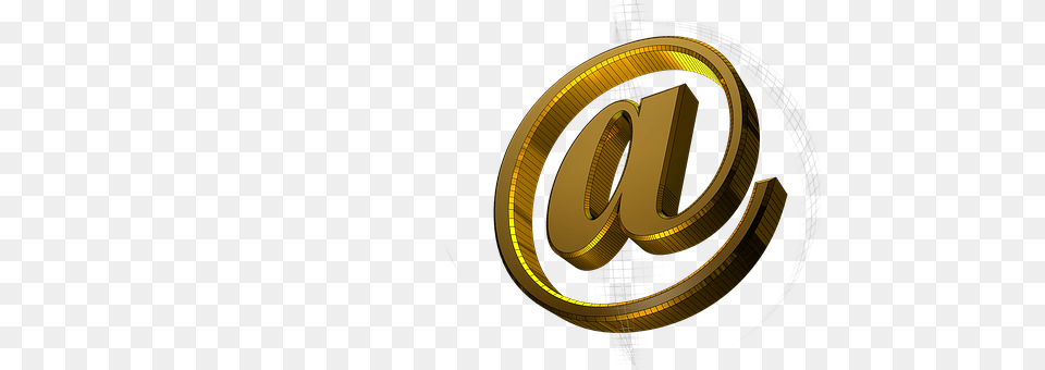 Email Logo, Wristwatch, Symbol, Gold Free Transparent Png