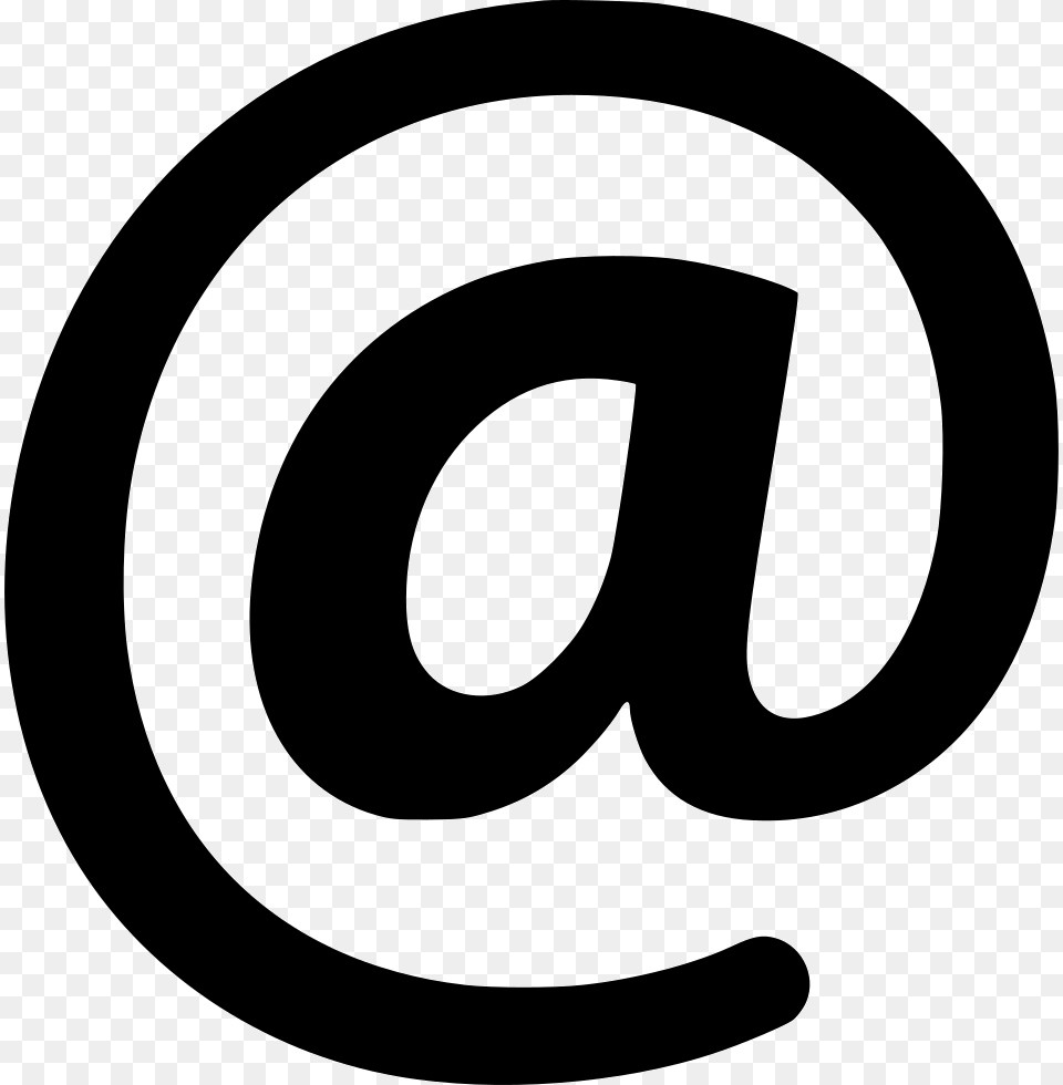 Email Arroba Vector, Text, Symbol, Number, Ammunition Free Png Download
