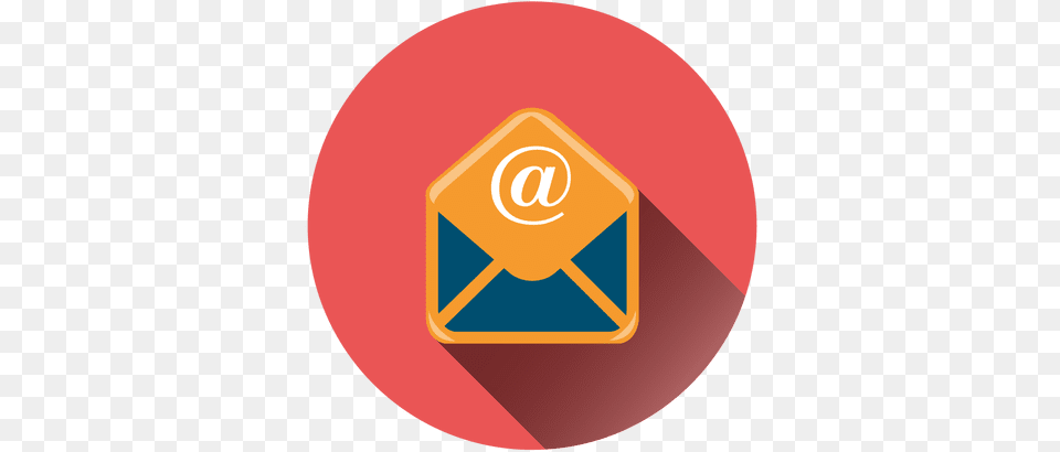 Email Circle Icon Transparent U0026 Svg Vector File Email Vexels, Envelope, Mail, Sign, Symbol Free Png Download
