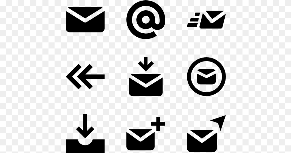 Email Email In Icon, Gray Png Image