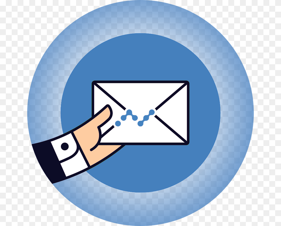 Email Hand Vector Gmail Icon Blue, Envelope, Mail Png Image