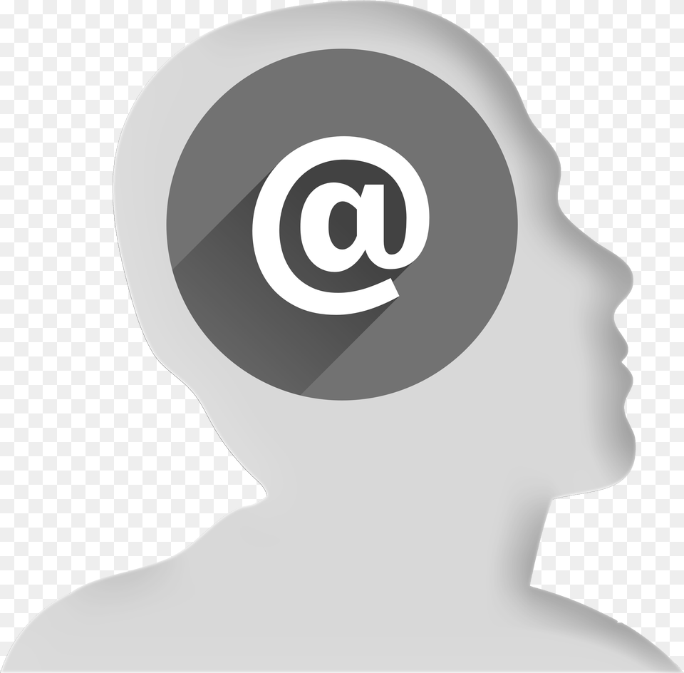 Email Icon Head Drawing Image Download Hair Design, Adult, Female, Person, Woman Png