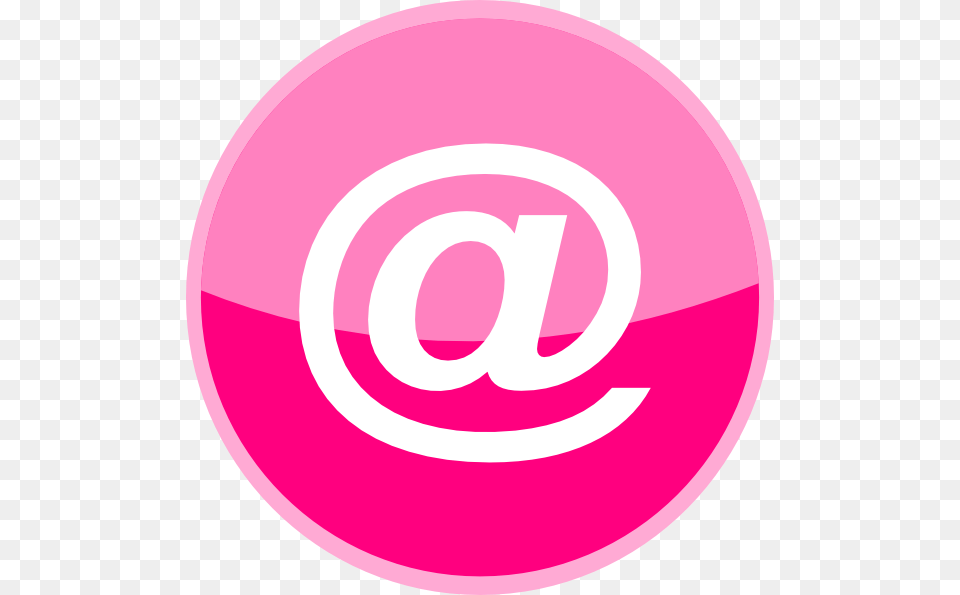 Email Magenta Clip Art At Clker Email Logo Pink, Disk Png