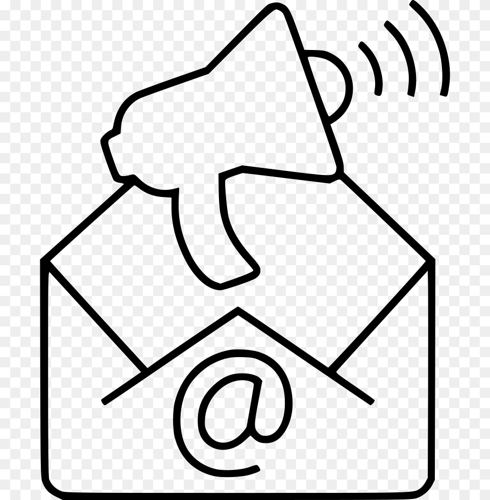 Email Marketing Line Art, Symbol, Device, Grass, Lawn Png